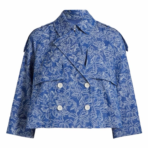 NWT Derek Lam 10 Crosby Elijah Cropped
Trench Jacket Small - Picture 4 of 13